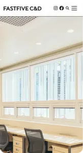 패스트파이브 C&D 웹사이트 신규개발 모바일 화면